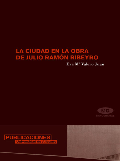 Cover image for La Ciudad en la obra de Julio Ramón Ribeyro